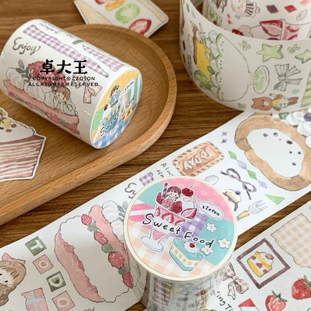 

washi tape sample molinta sweet food [ SAMPLE ]