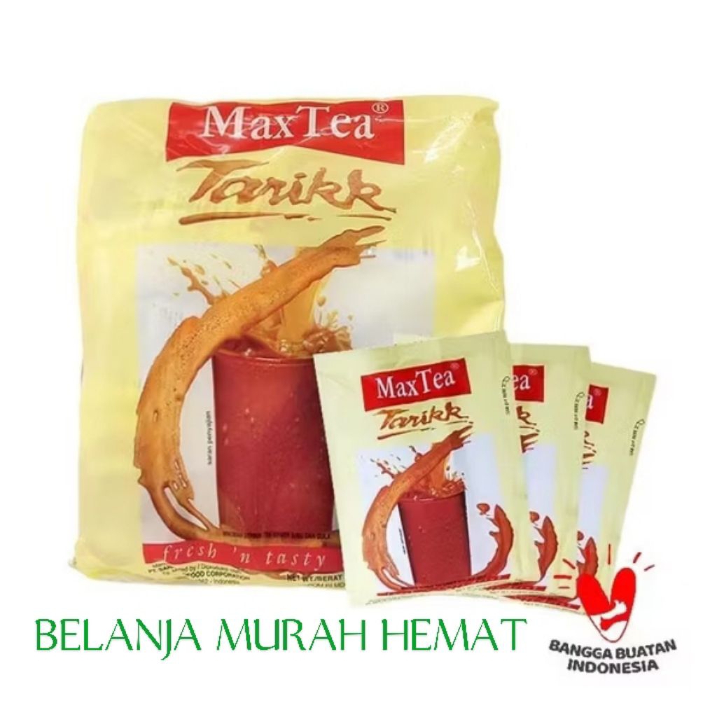 

TEH TARIK MAX TEA RENCENG ISI 5 SACHET 23GR