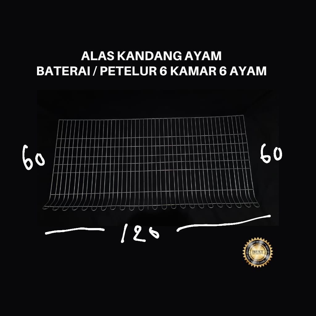 Alas Kandang Baterai Ayam Petelur Galvanis Tebal – Anti Karat & Tahan Lama