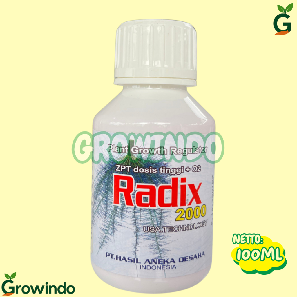 ZPT RADIX 2000 PGR 100ML Pupuk Perangsang Akar & Pertumbuhan Cepat