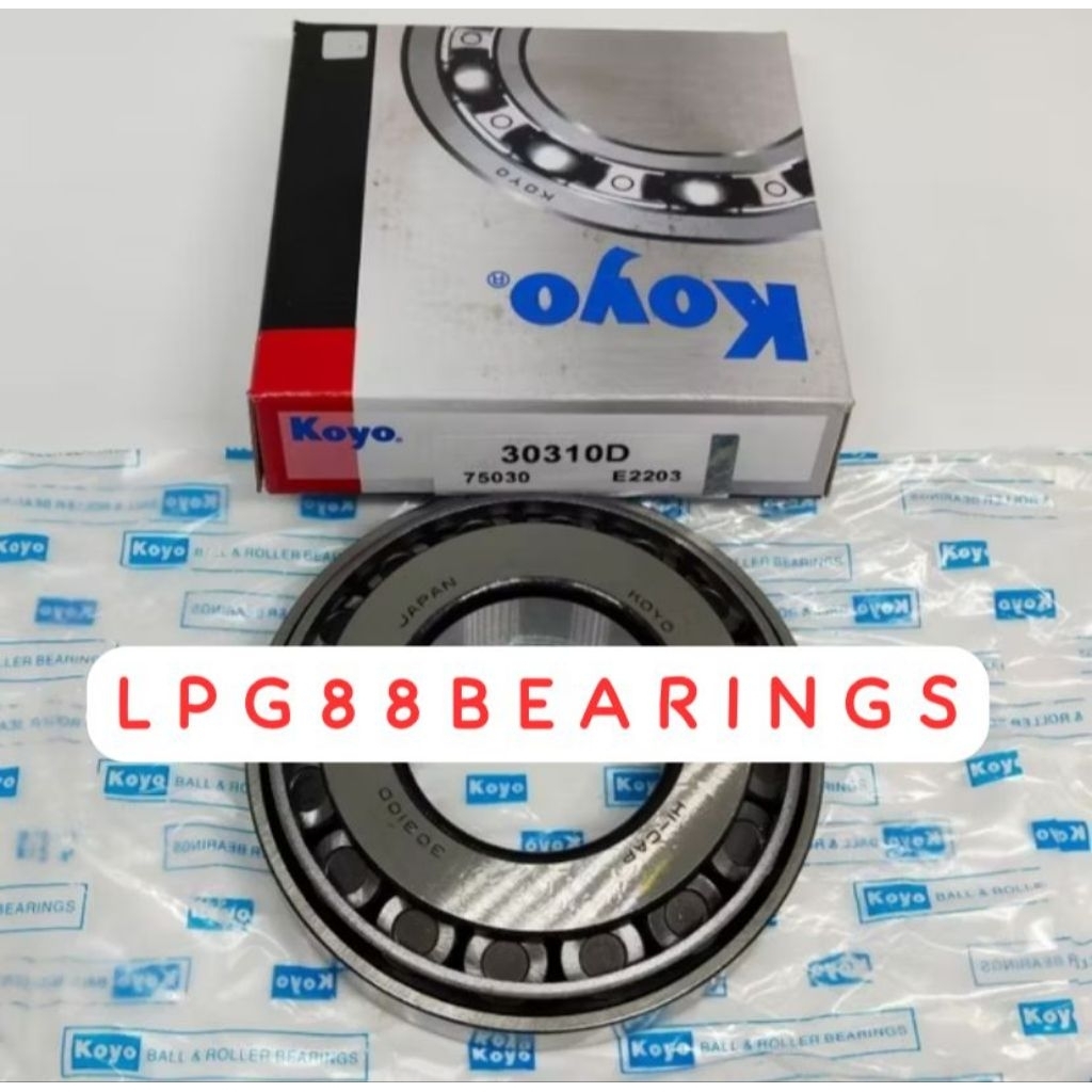 BEARING 30310D 30310 DJR KY PINION DEPAN HINO FUSO NKR71 PS135 RAGASA 30310DJR