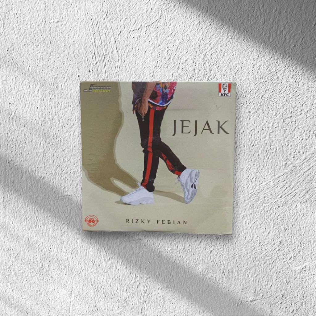 KASET CD MUSIK RIZKY FEBIAN ALBUM JEJAK SEGEL ORIGINAL