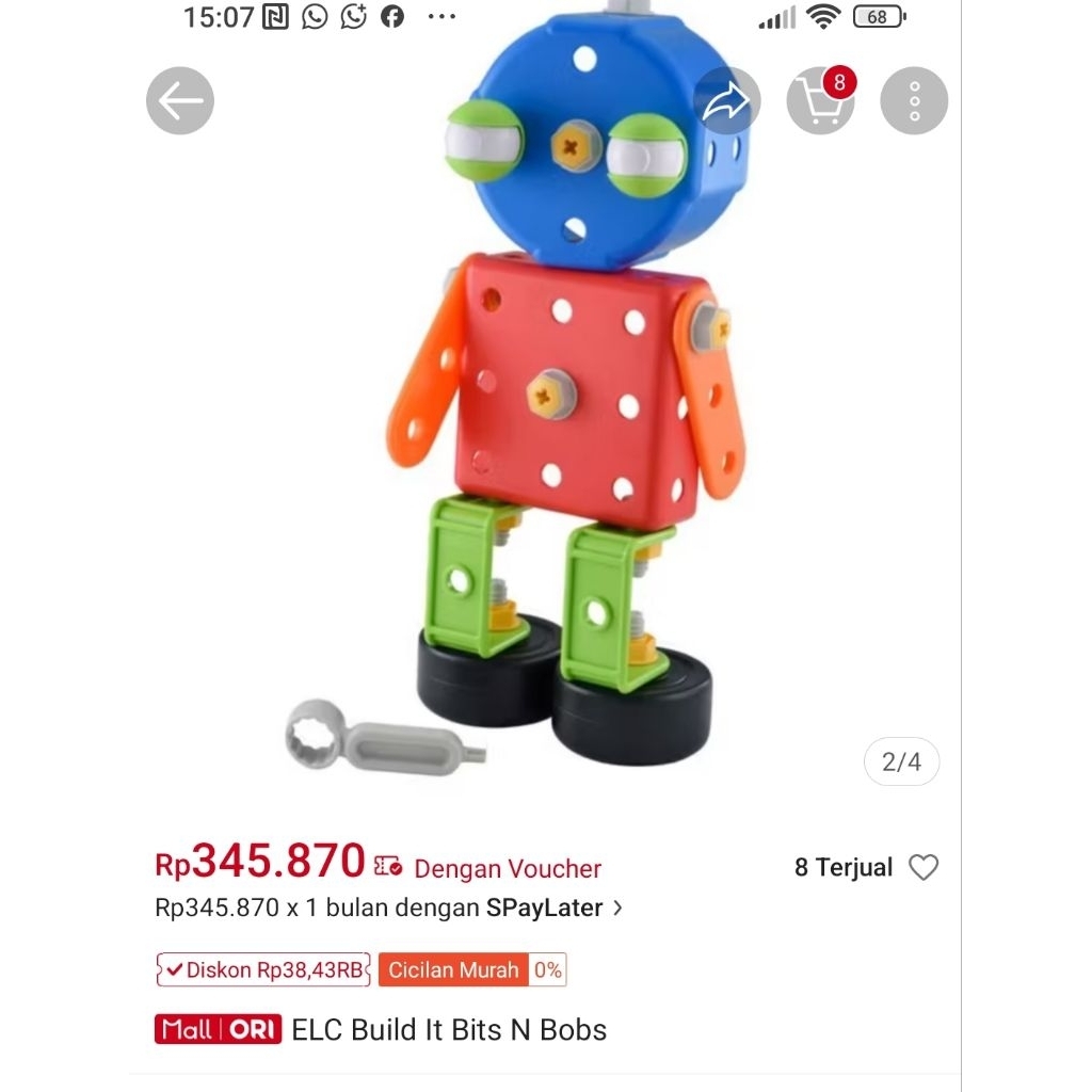 Preloved Elc build it bits n bobs