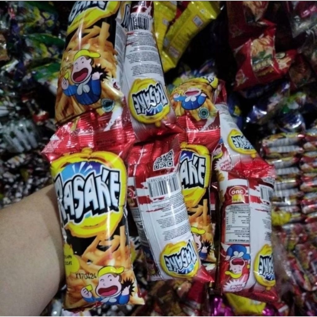 mie rasake renyah dan lezat 1renceng isi 10 pcs