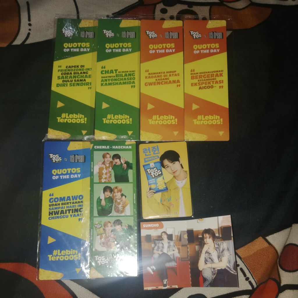 [ FREE INNERSLEVE ] Photocard, Photostrip, Bookmark Quotos Tos Tos × NCT Dream & BOYNEXTDOOR 100% [ 