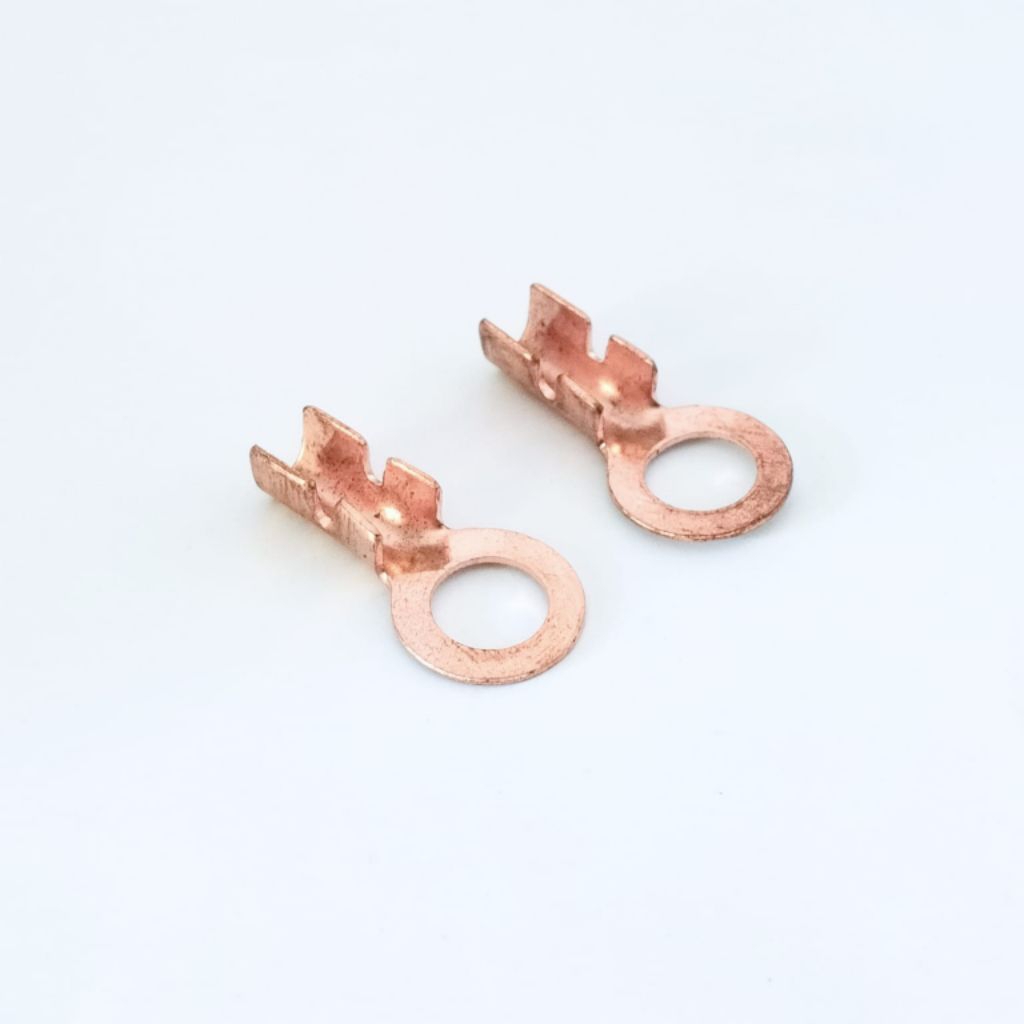 Skun Tembaga Asli 100% M8 Lubang Baut 12 paket 10pcs