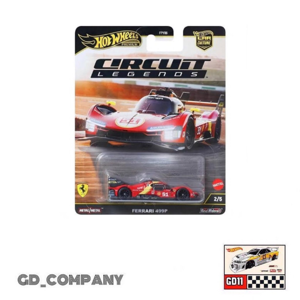 Hot wheels premium ferrari 499p (Free protektor)