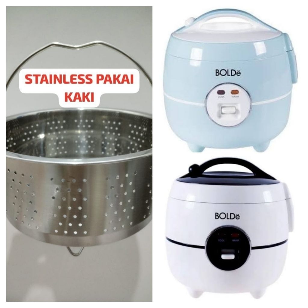 Sarangan Steamer berbahan Stainless Steel Low Carbo Utk Magic Com Bolde Palladium