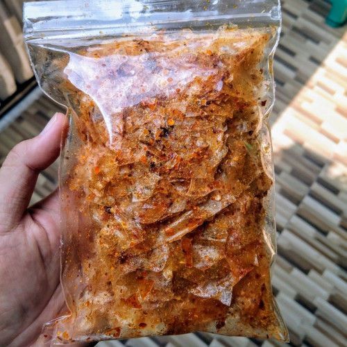 

Keripik Kaca Pedas Daun Jeruk / Kripik Kaca Original / Kripik Kaca Kemasan 200Gr - Snackywacky