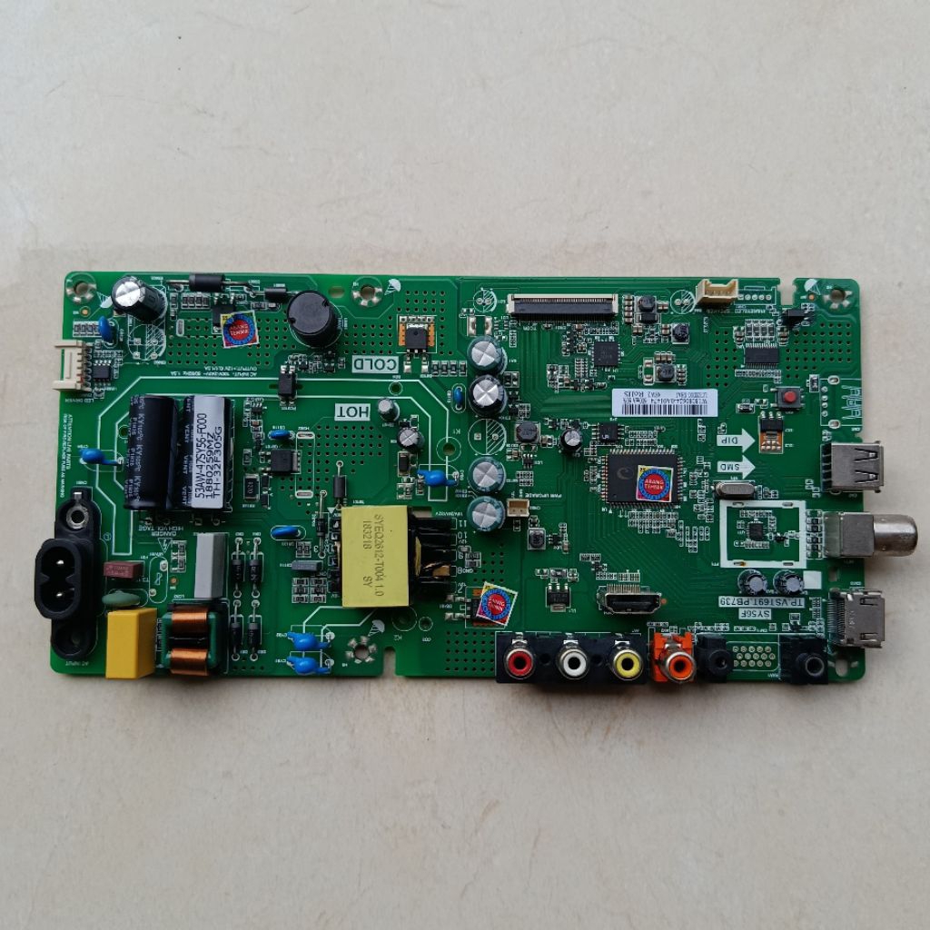 MB TH-32F305G MAINBOARD PANASONIC TV LED PLUS PSU POWER SUPPLY TH-32F305 G