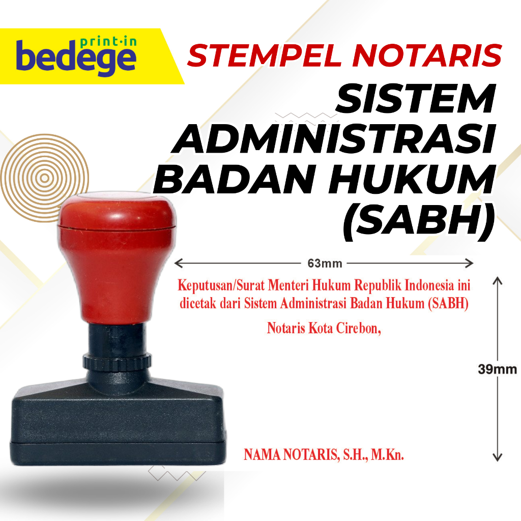 

STEMPEL NOTARIS SISTEM ADMINISTRASI BADAN USAHA