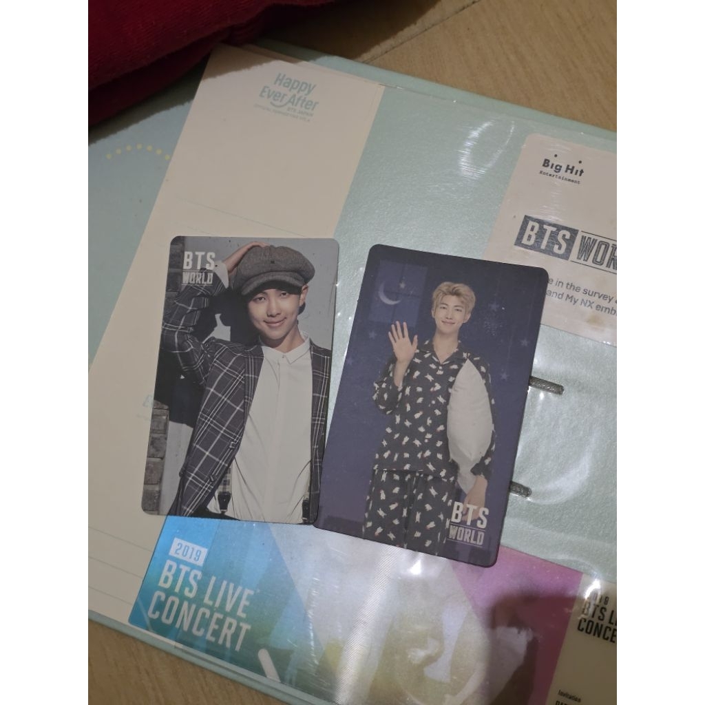 BTS World Namjoon RM photocard PC set