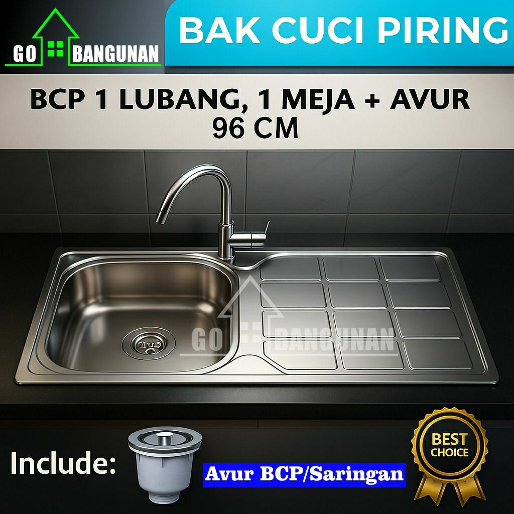 BCP MY TONE 1 LUBANG 1 MEJA + AVUR/SARINGAN.