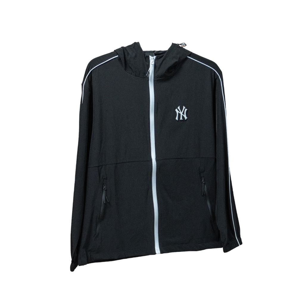 Mlb Sportive Varsity Piping Windbreaker New York Yankees Black