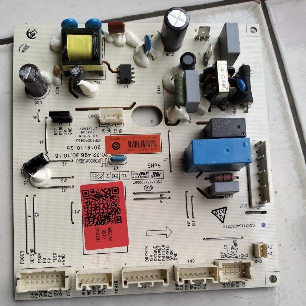 PCB MAIN KULKAS SXS SIDE BY SIDE AQUA AQR-605IG-AQR605IG ORIGINAL
