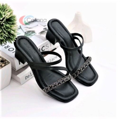 Sandal Hak Tahu 5cm/Hils Wanita Sepatu Hak Tali/Sandal Hak Murah/Hils Hak Tahu/Sendal Hak Tahu/Hak