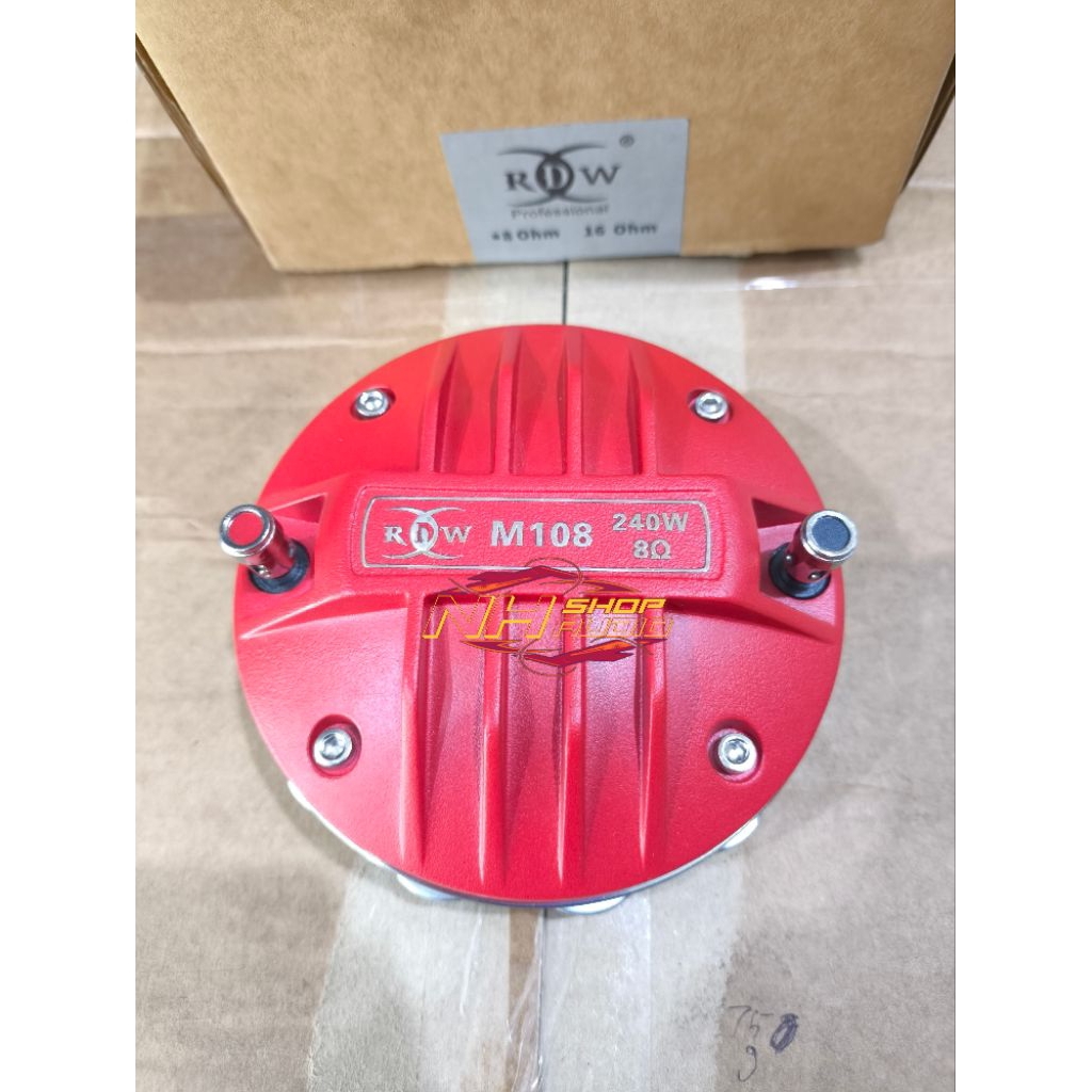 Driver Tweeter RDW M108 Twiter RDW M 108 Original Coil 3 in Model Baut tweeter rdw m108 tweeter rdw 