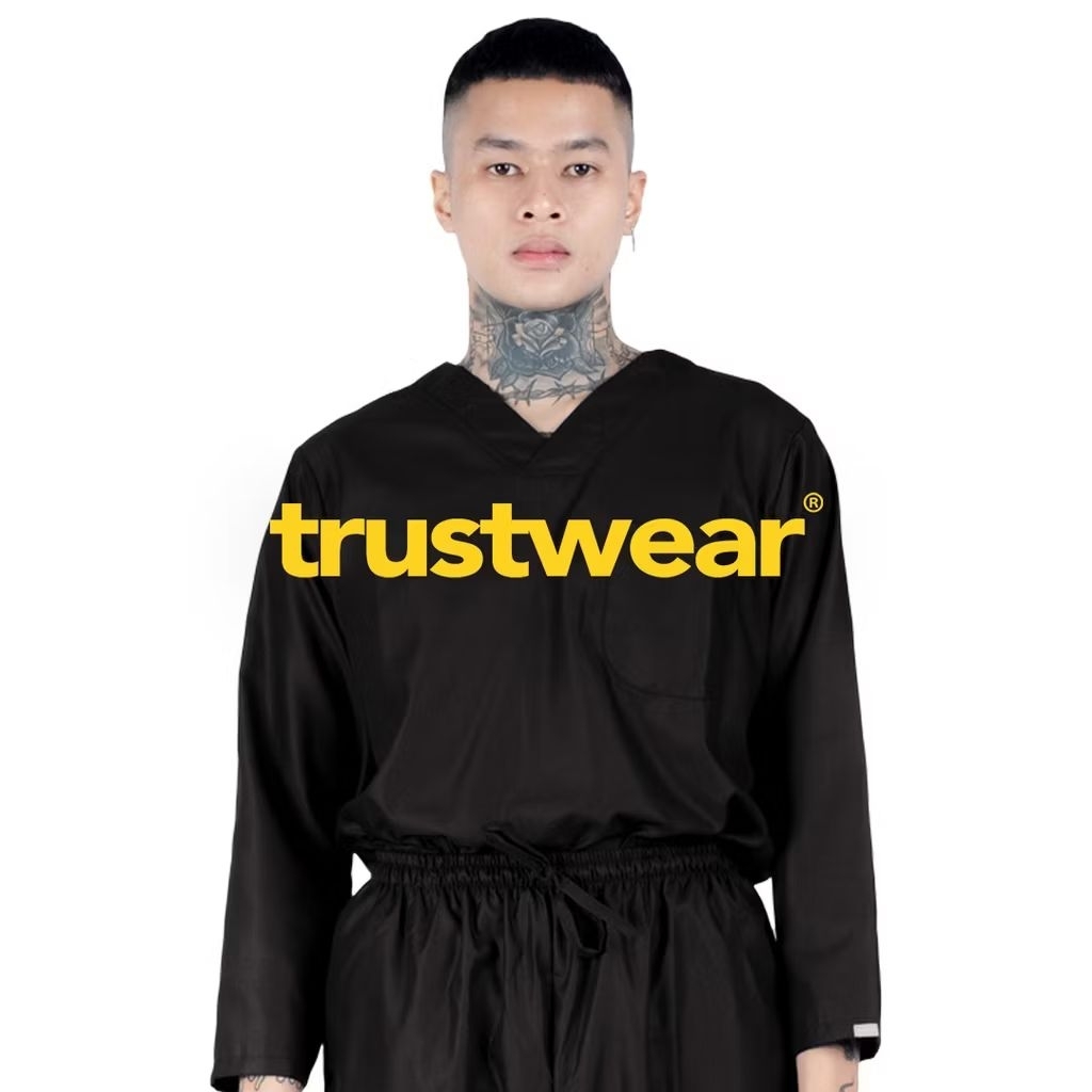 Baju Kerja Nakes Trustwear (PRELOVED) Size S
