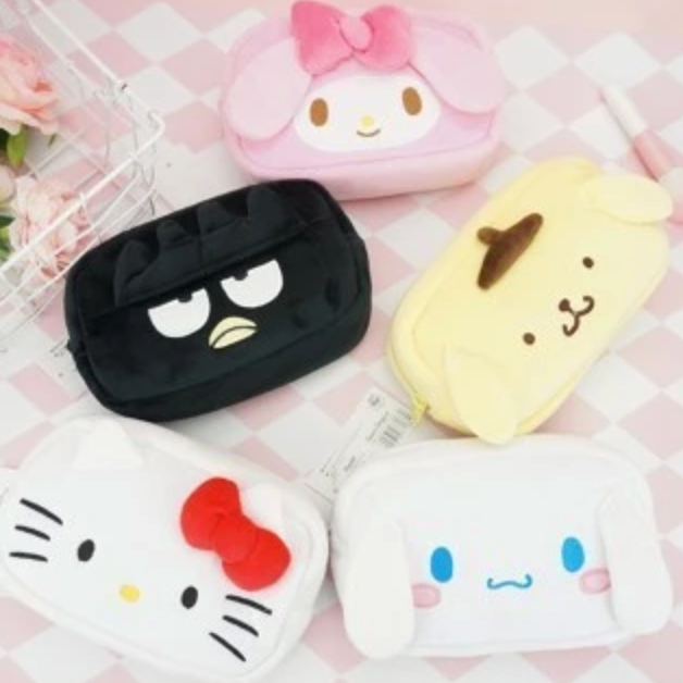

Kotak pensil sanrio kuromi lembut lucu anak anak peralatan sekolah karakter TB030
