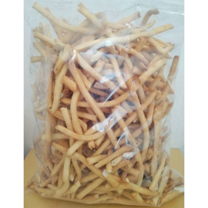 

Stik Bawang Gurih Asli Palembang Rasa Gurih Asin Berat Bersih 200 Gram - Snackywacky