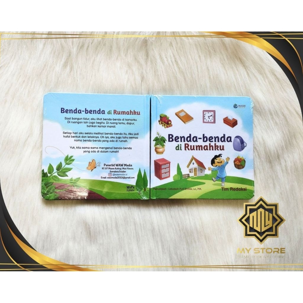 Boardbook Anak Bend-Benda Di Rumahku