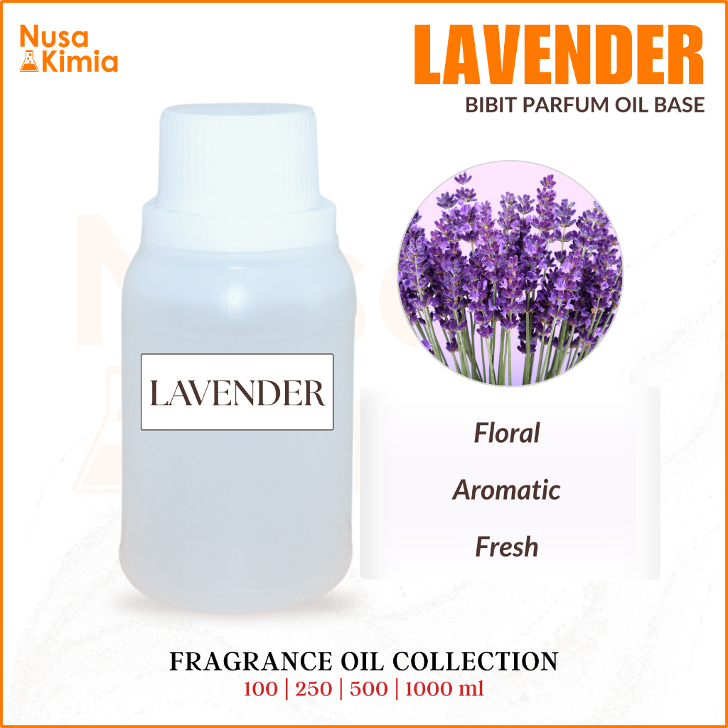 Bibit Parfum Lavender 1 Liter - Fragrance Oil untuk Parfum, Candle & Diffuser