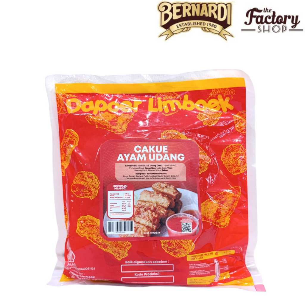 

DL CAKUE ISI AYAM UDANG 430G (1004300002)