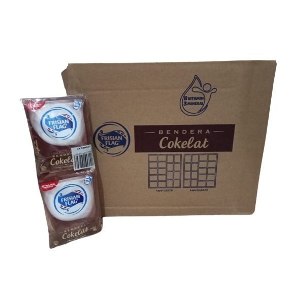 1 Dus - Frisian Flag Susu Kental Manis Sachet 20 Pak
