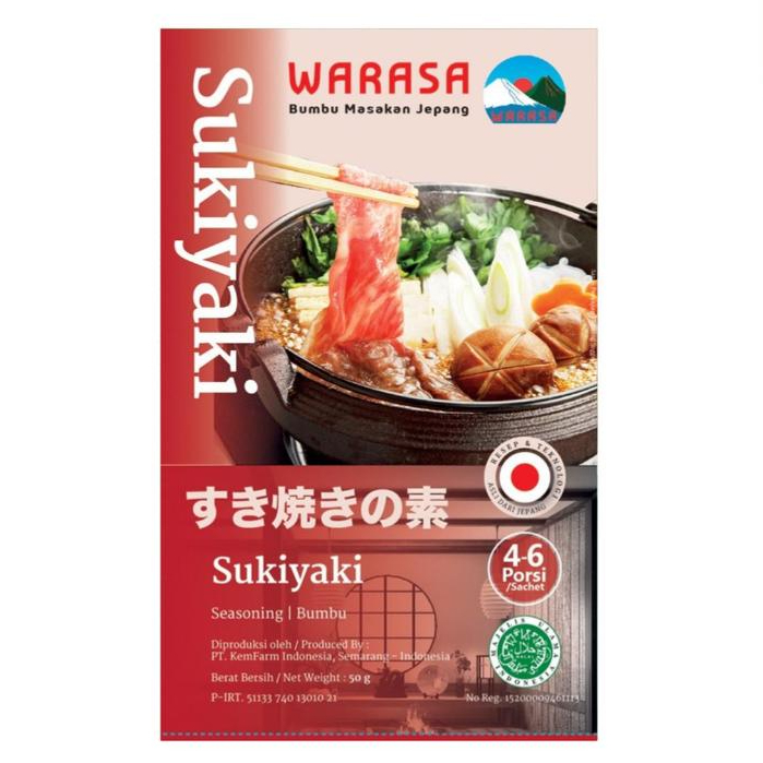 

WARASA Bumbu Masak Instan Jepang - Sukiyaki 50gr