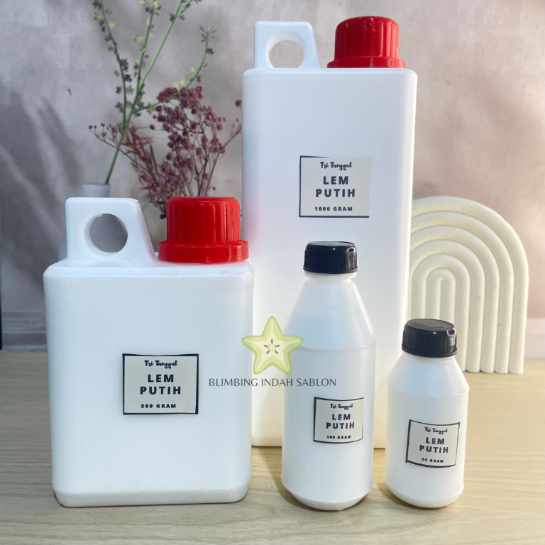 

Perekat Ekonomis Lem Putih PVAC 50gr 100gr Best Quality Murah Termurah Kualitas Terbaik Best Qualities White Glue Liquid Cairan Cair Kental Tekstur Serbaguna Serba Guna Multifungsi Multi Fungsi Muliguna Blimbing Indah Sablon Malang