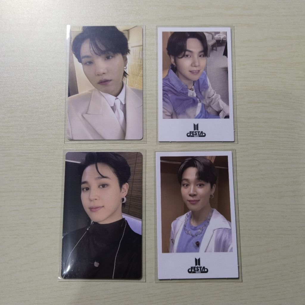 photocard suga jimin Grammy pob wv set