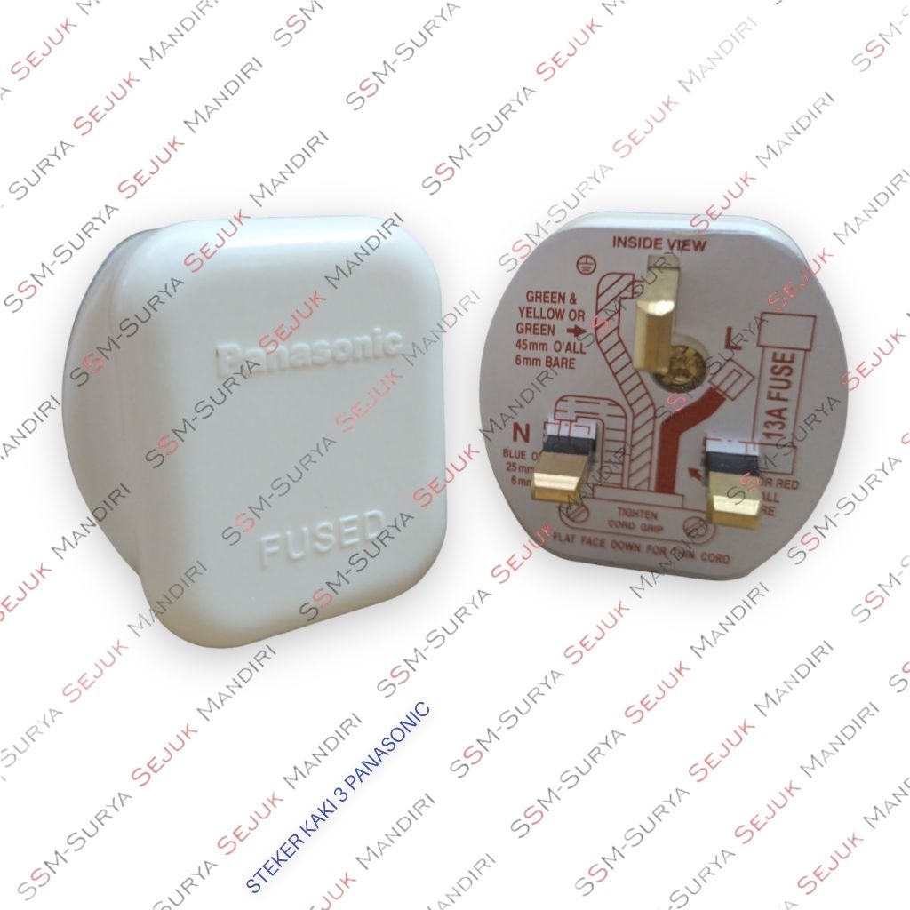 Steker Kaki 3 Colokan Listrik Ac