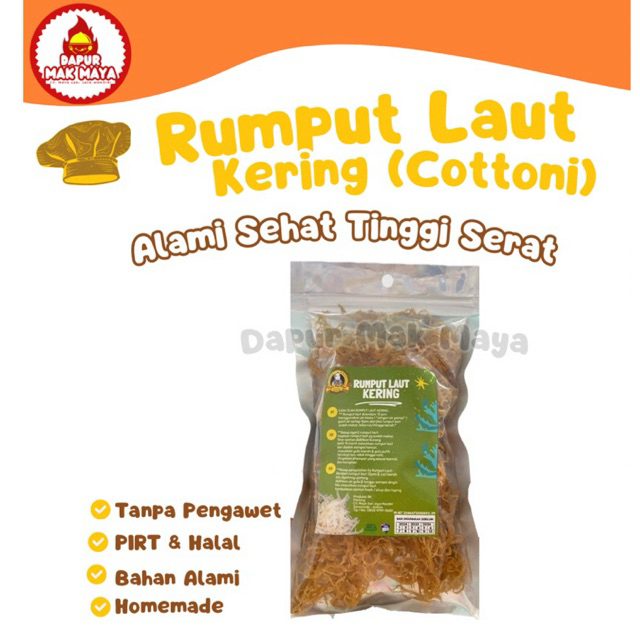 

RUMPUT LAUT / KERING/ Eucheuma Cottonii / 70Gram /