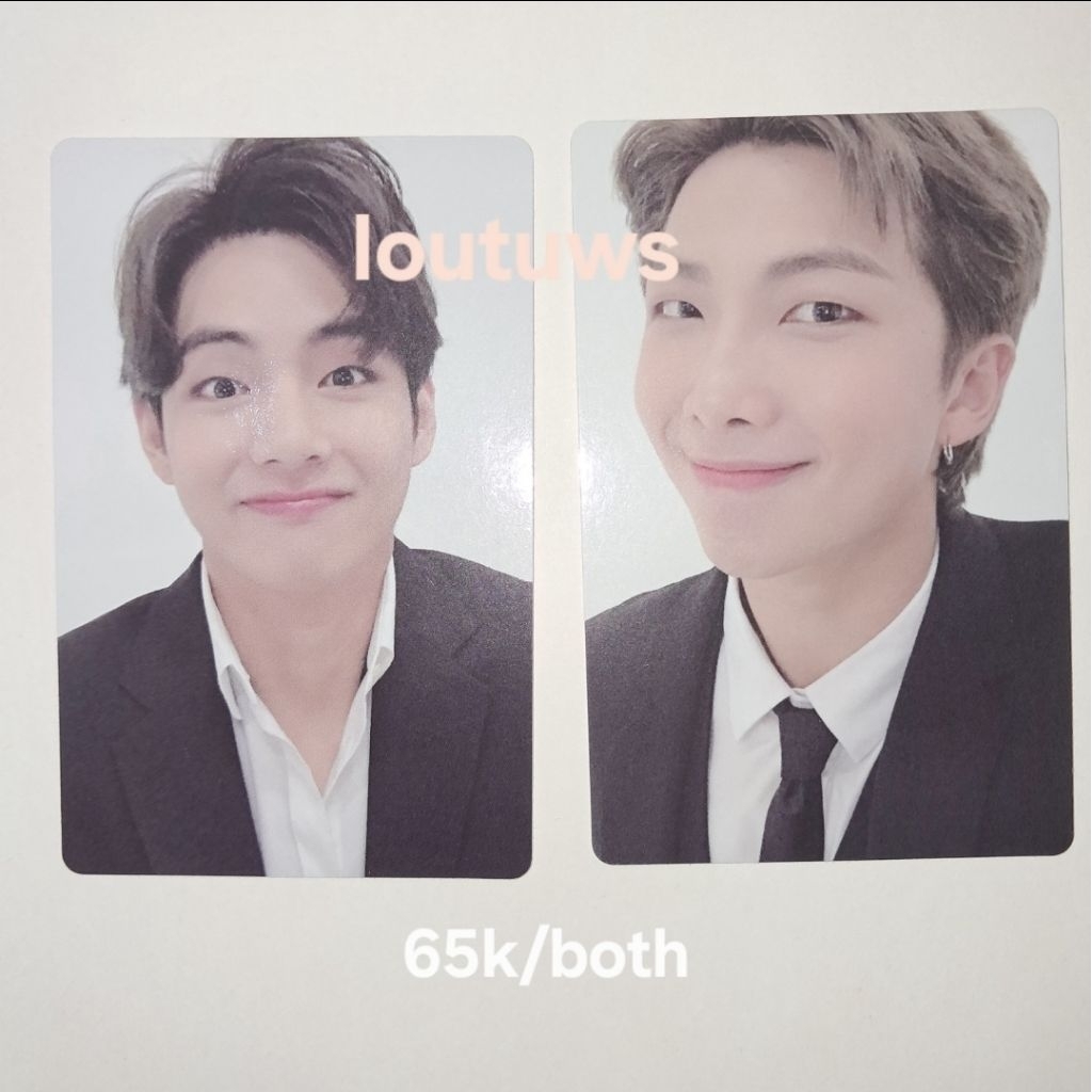 official bts photocard pc namjoon rm taehyung v memories 2020 dvd bluray festa 2025