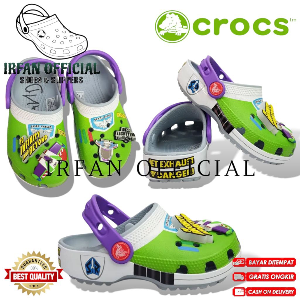 SANDAL CROCS TOY STORY KIDS / SANDAL CROCS TOY STORY / SANDAL ANAK-ANAK