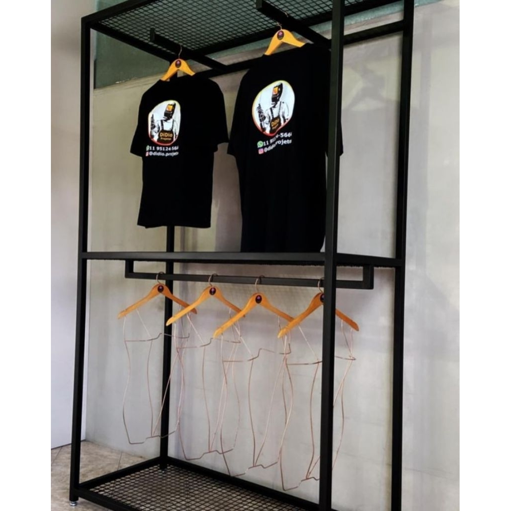 Rak Baju Industrial Ukuran Jumbo Rak Baju Distro Murah Berkualitas