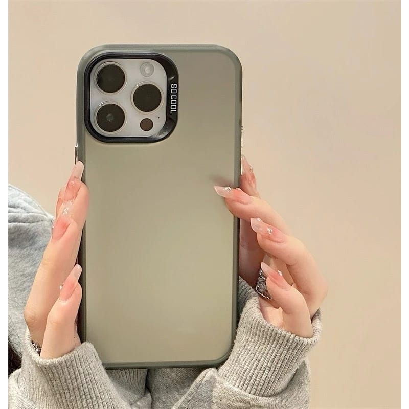 Case Vivo Y20/Y20S/Y20i Hardcase IMD Balck Plate Hologram Casing Anti Air Tahan Softcase