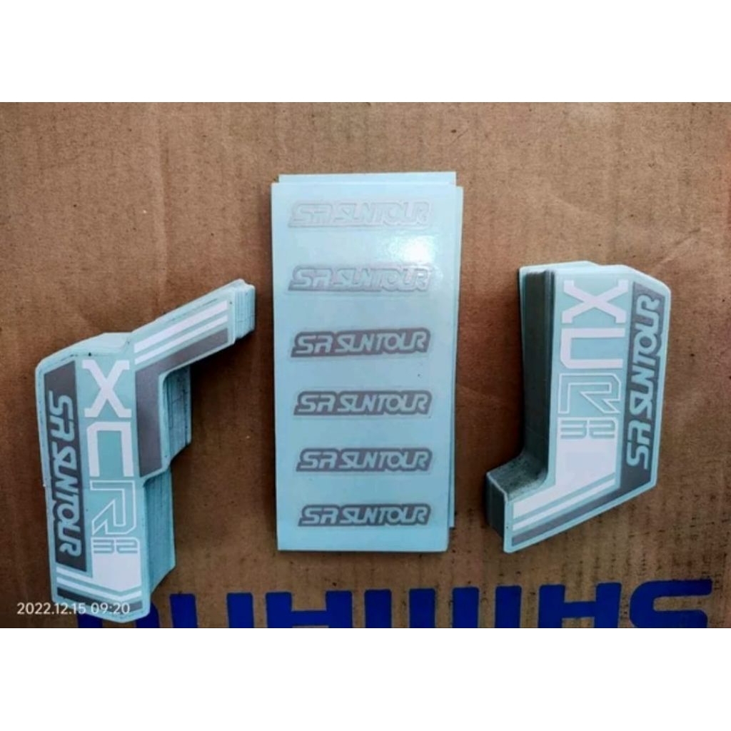 Termurah Sticker Decal SR Suntour XCR 32 Original ORI Sepeda MTB Downhill Fork Garpu