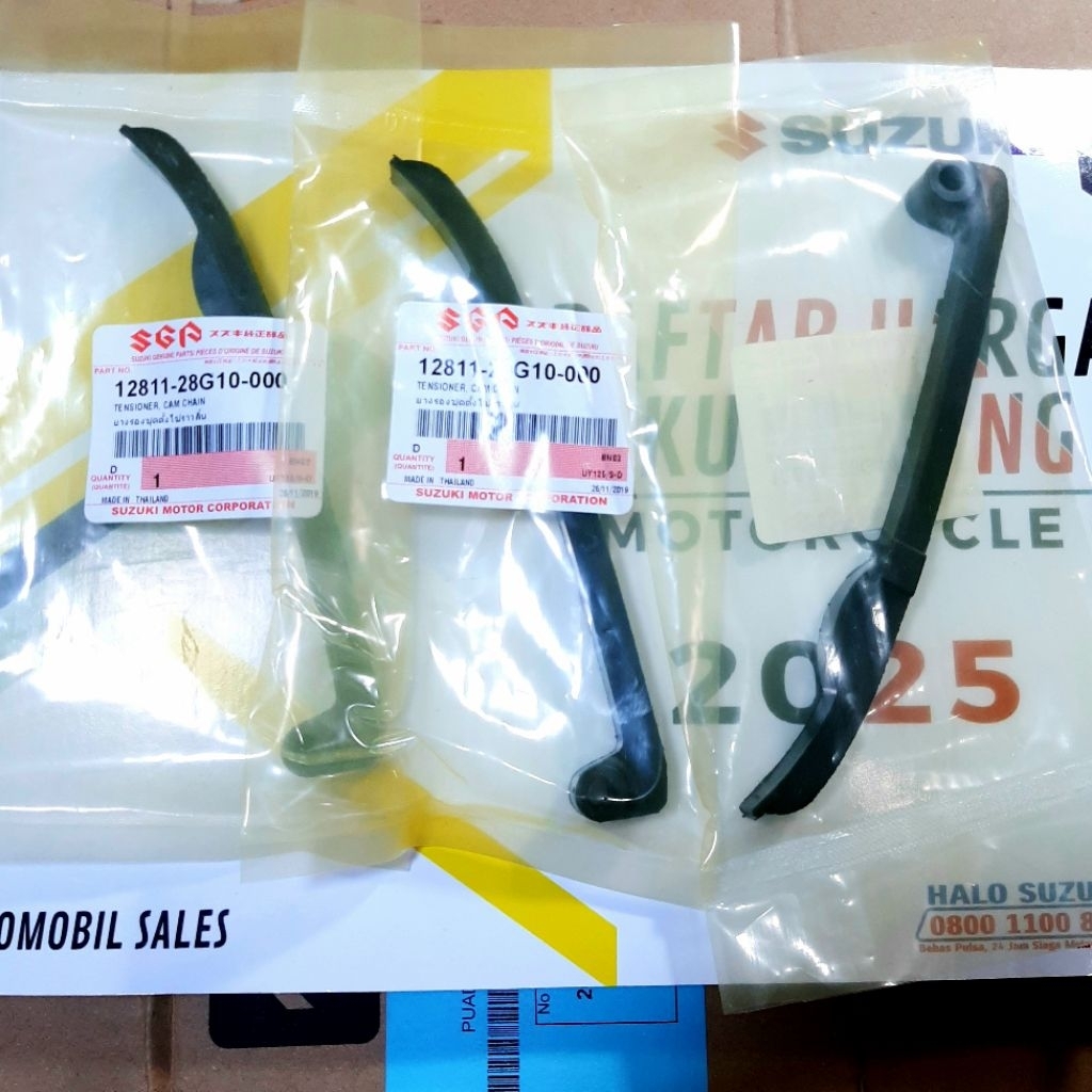 Karet lidah tensioner cam chain atas spin skydrive skywave hayate 12811-28G10-000 original