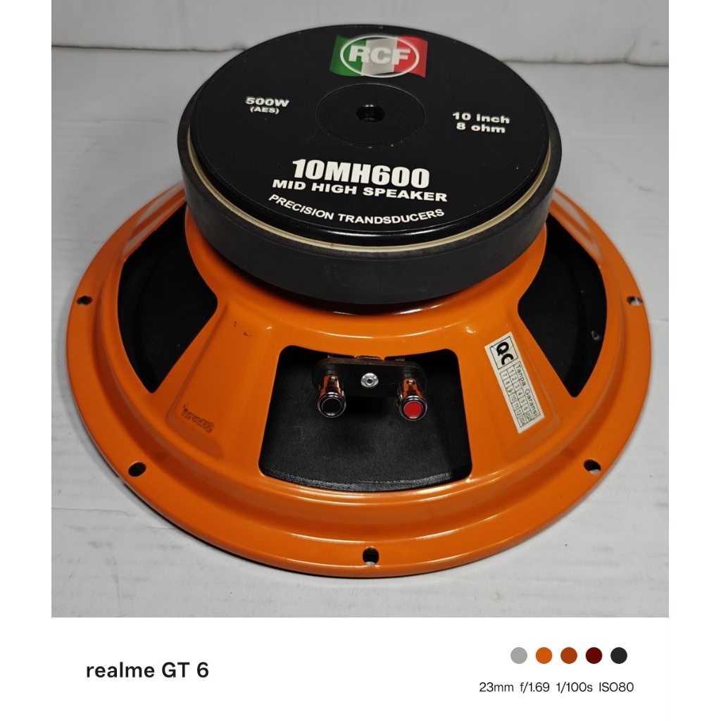 Komponen Speaker / 10 Inch / RCF 10MH600 / VC 1.5 IN / 10 MH 600 10MH 600 10 MH600 / 98 dB - RMS 500