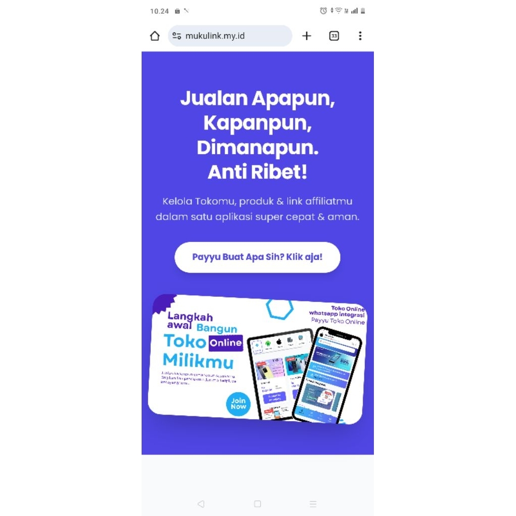 Toko Online Whatsapp react js dan laravel