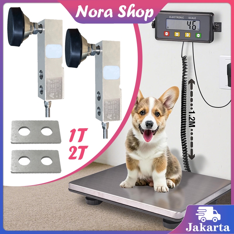 2000kg 1000Kg Loadcell Sensor / 2 Ton 1 Ton Timbangan Duduk Digital Load Cell Sensor