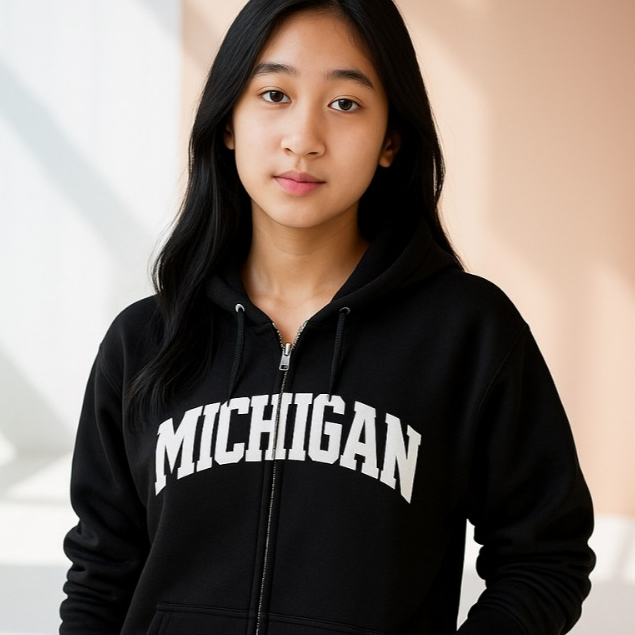 Hoodie Jaket Zipper - Michigan