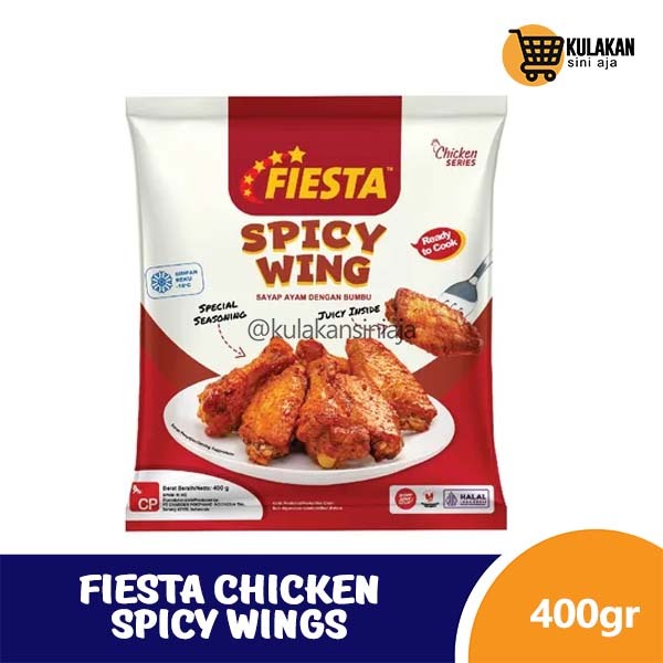 Fiesta Chicken Spicy Wings 400 Gram