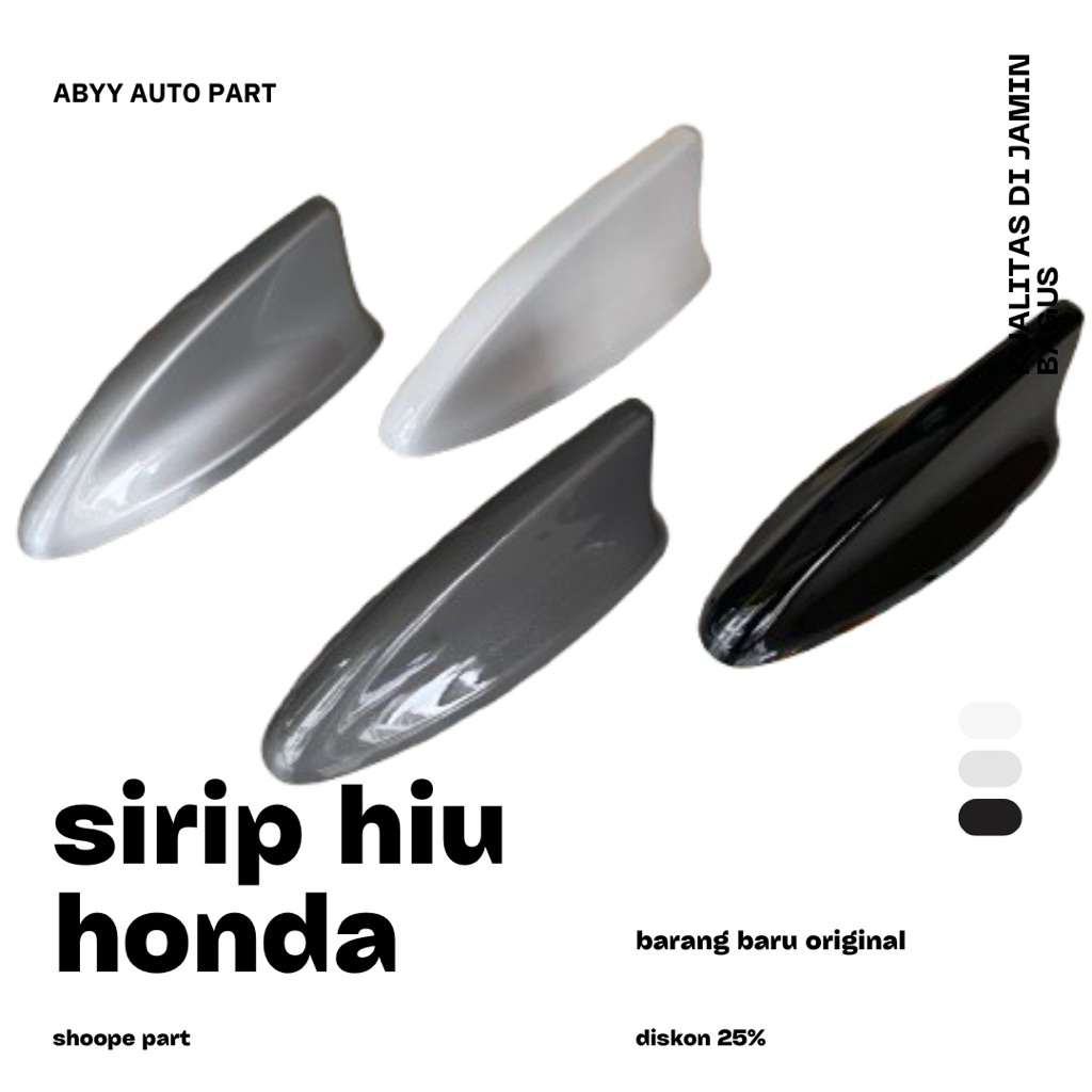 Tutup Antena Sirip Hiu Honda HRV CRV Mobilio WRV BRV CYTI BRIO Original