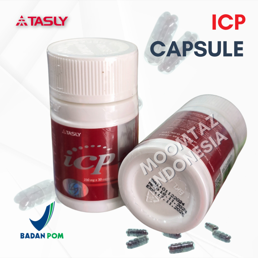 ICP CAPSULE TASLY - OBAT HERBAL JANTUNG STROKE HIPERTENSI 100% ORIGINAL ISI 30 KAPSUL DANSHEN PLUS