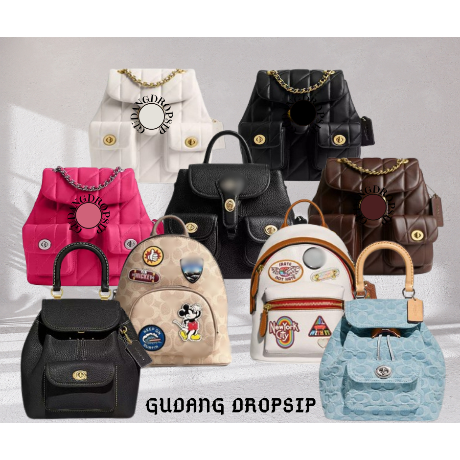 NEW CU076 CU077  CBH09 CBH10 CA137 C8604 CH789 CH588 CH591 CK400 CJ833 3892 CH BACKPACK WITH QUILTIN