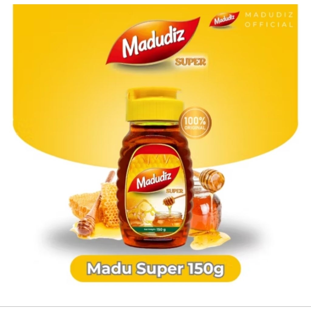 

Madudiz Royal Jelly 150gr - Madu Alami Membantu Jaga Daya Tahan Tubuh