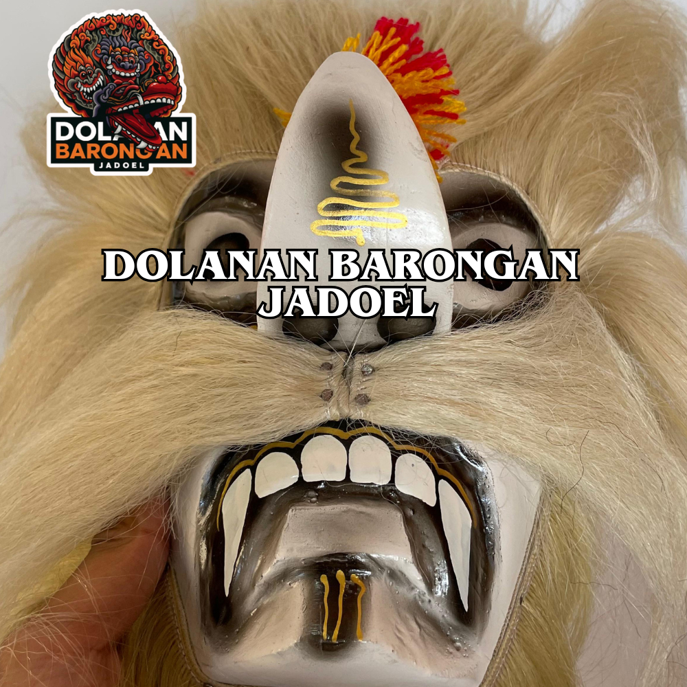 BUJANG GANONG PUTIH BAHAN KAYU BERKUALITAS DAN MENARIK