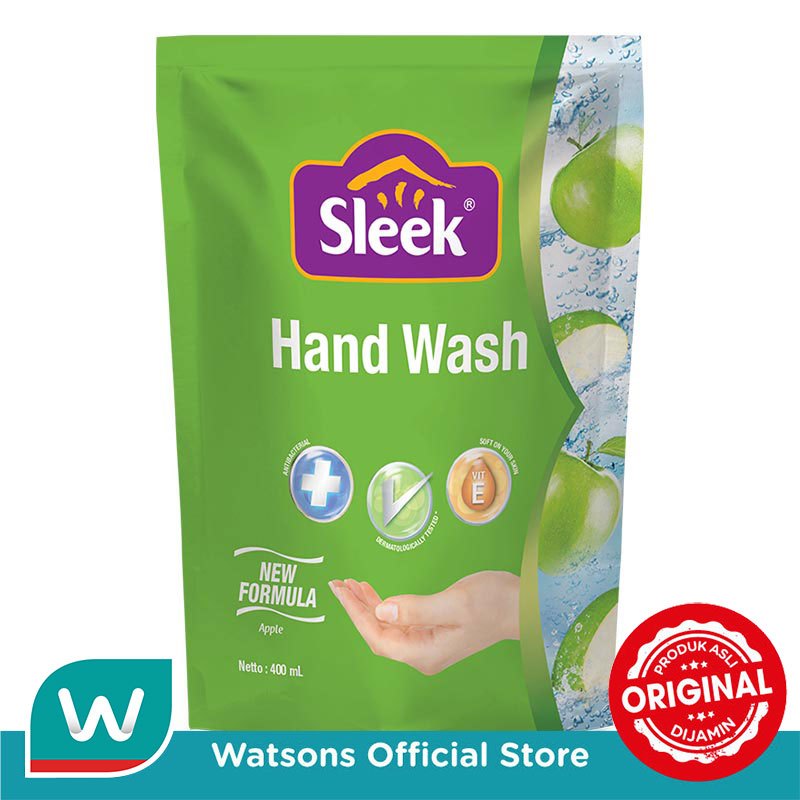 Sleek Hand Wash Apple Reffil 400ml